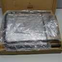 Shoe Rack 2 Tier Long Storage Organizer Wide Metal Shoe Shelf for Closet Entryway Brown