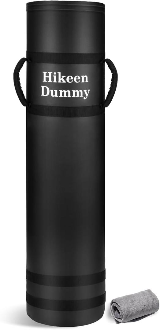 Hikeen Heavy Duty Football Tackle Dummy - Lightweight Tackling Dummy for Youth Football Withstand Years of Blocking, Tackling, Defensive Practice Drills - 12"x48" Kick Training Dummy with Handles 1PCS