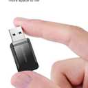 Blueshadow AC1300 USB WiFi Adapter - 2.4G/5G Dual Band Wireless Network Adapter for Desktop Computers PC, MU-MIMO WiFi Dongle, USB 3.0, Supports Windows 11, 10, 8.1, 8, 7, XP/MAC OS 10.5-10.15