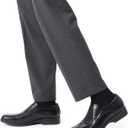 Bruno Marc Men's Square Toe Dress Loafers Formal Shoes (8 Wide, 5-black)