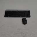 Logitech MK470 Slim Wireless Keyboard and Mouse Combo - Modern Compact Layout, Ultra Quiet, 2.4 GHz  Plug n' Play Connectivity, Compatible with Windows - Graphite