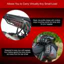 Tusk Soft Luggage Rack – Heavy Duty Rear Rack Support for Soft Bags and Cargo - Compatible with Yamaha TENERE 700 2021-2025