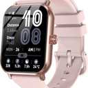 Smart Watches for Men Women, 1.83" HD Touchsreen, Bluetooth Calling, 5 ATM Water-Resistance, 130+ Sports Modes, Health, Fitness & Sleep Tracker, Timer, Pedometer, Fitness Watch for Android/iOS, Pink