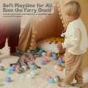 Ball Pit Balls for Toddlers | Soft, BPA-Free Plastic Balls for Baby Ball Pit, Playpen & Bounce House | Crush-Proof & Sensory-Safe Fun | Age 1+ (Iceberg Colors)