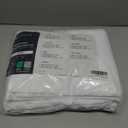 LuxClub 4 PC King Size Sheet Set Bed Sheets Deep Pockets 18" Wrinkle Free Cooling Bed Sheets Machine Washable Hotel Bedding Silky Soft - White King