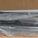 Metal Privacy Screen 72" H x 47.2" Decorative Outdoor Privacy Screen Privacy Panel with Stand for Balcony Deck Patio Lawn Garden, Privacy Fence (Black-Street)