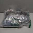 Men Pirate Costume Jack Sparrow Coat Vest Sash Pants Belt Goatee Beads Halloween Renaissance Party Outfit Brown (Medium)