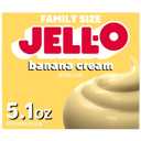 Jell-O Banana Cream Artificially Flavored Instant Pudding & Pie Filling Mix, Family Size, 5.1 oz. Box (EXP 05/10/28)