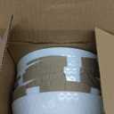 LaGlint 27 OZ Max Cereal Soup Bowl Set of 6, Opal Glass 7.2 inch White Geometric Faceted Bowls for Ramen, Noodle, Salad, Fruit, Dishwasher and Microwave Safe