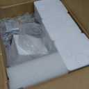 Unicozin 4-Light Bathroom Light Fixtures, Modern Vanity Lights with Clear Glass Shades, Brushed Nickel Bathroom Wall Lamp for Mirror Living Room Cabinet Bedroom