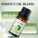 Fresh Essential Oils Set  8 Pcs Uplifting Aromatherapy Oils for Diffuser | Purifying Scents for Home,Fragrance Oil for Candle, Aromatherapy Gift Set | Lemon, Peppermint, Rosemary, Eucalyptus & More