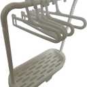 Doll Accessories Set with Plastic Drying Rack Holder Stand Disaplay with 5 Hangers, with Drainboard for labubu for Cotton Dolls