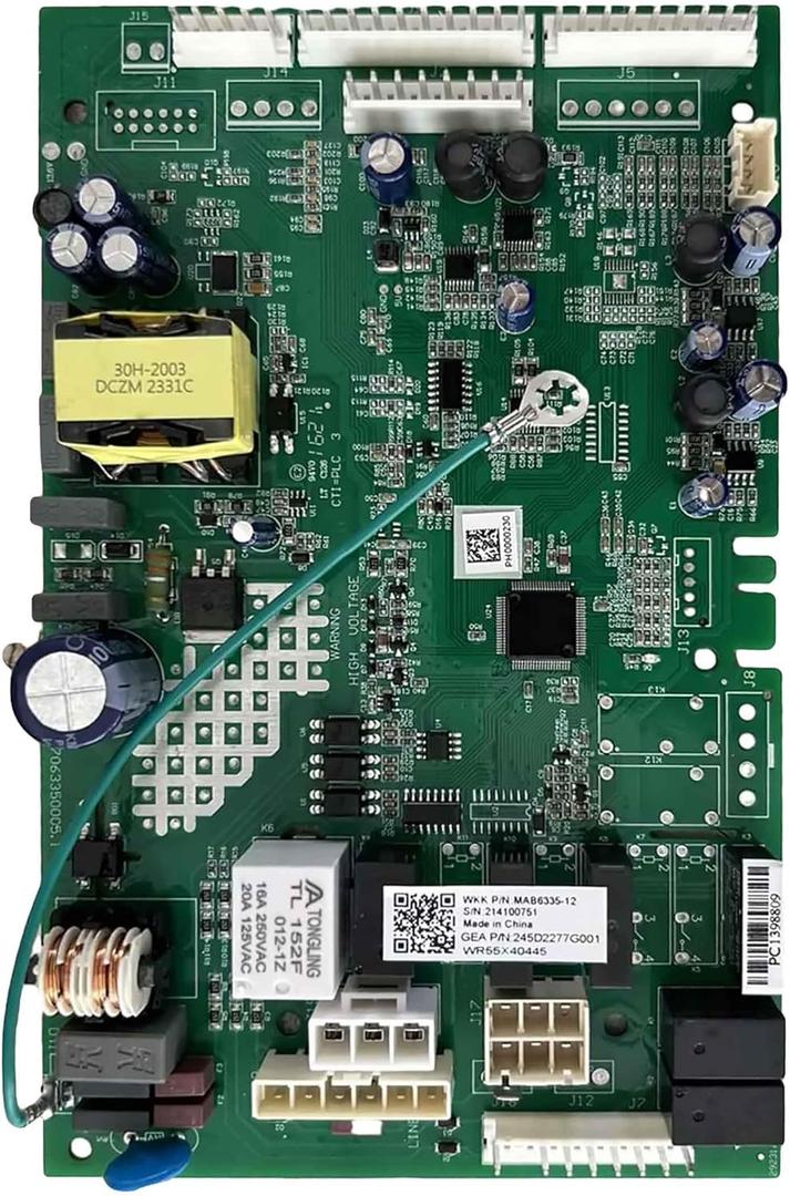 GE WR55X40445 Refrigerator Main Control Board (Replaces: WR55X26706, WR55X26769, WR55X26786)