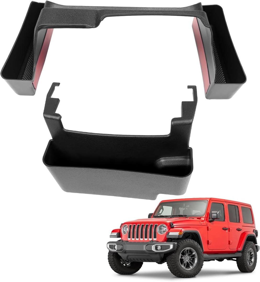 Center Console Gear Shift Organizer Fit for 2018-2025 Jeep Wrangler JL JLU 4XE/Gladiator JT Center Console Hanging Storage Tray for Wrangler&Gladiator Accessories(Hanging+Shifter Organizer) Center Console Gear Shift Organizer Fit for 2018-2025 Jeep Wrangler JL JLU 4XE/Gladiator JT Center Console Hanging Storage Tray for Wrangler&Gladiator Accessories(Hanging+Shifter Organizer)