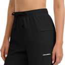 Women's Hiking Cargo Casual Shorts 6 inches Lightweight Quick Dry Athletic Shorts for Golf Workout Travel Summer 2025 (X-Large, Black)