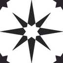 FloorPops FP2948 Altair Peel & Stick Floor Tiles, Black (12"L x 12"W x 0.06"T)