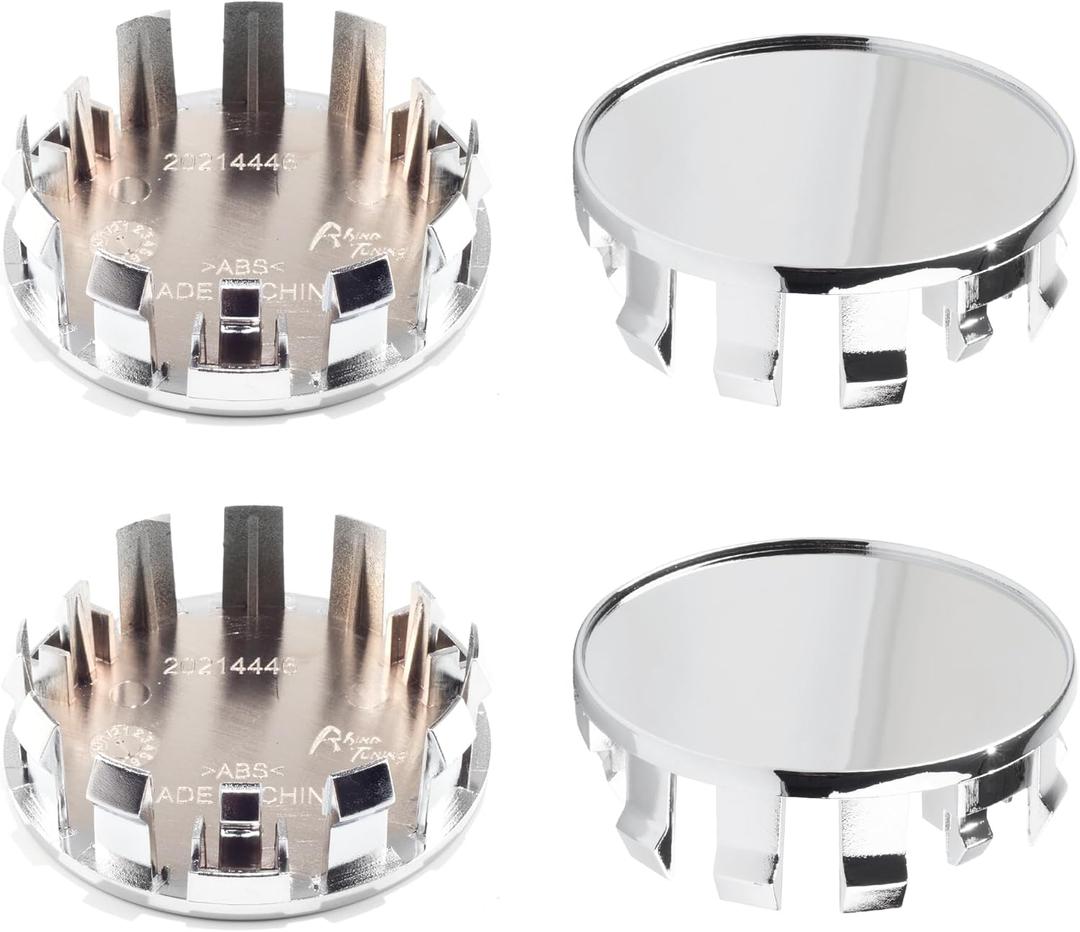 4Pcs Wheel Center Caps for Nissan Armada Titan Wheel Rim Outer 70mm(2.76in) Inner 65mm(2.56in) Chrome Hub Caps Replacement 40342-EA210