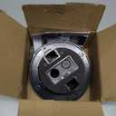 Recessed Power and Data Round Floor Box, Flush Mounted Electric Floor Box with Low-Voltage Keystone, Floor Cable Concealer w/20 Amp 125V Receptacle, Home Safety Upgrade, Easy to Use (1, Black)