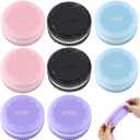 Sticky Cookie Squishies Fidget Toys Adults, Squeeze Toys Fidget Toys for Autism, Stress Balls for Adults Fidgets Birthday Easter Basket Stuffers(8 Pack Pink Black Green Purple)