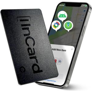 Spotelo InCard Wallet Tracker Card for Both Google’s Find My Device and Apple Find My, 5 Years Battery Life Ultra-Thin Smart Card, IP68 Waterproof Bluetooth Tracker for Passport, Purse, Gags, Pack of 1