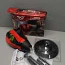 Desktop Punching Bag with Double Suction Cup Base for Stress Relief, Upgraded Spring & Durable Tabletop Boxing Ball for Office or Home, Fun Gift for Men, Women & All Ages (Black/Red)