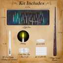 Homemory 20PCS Floating Candles with Wand Remote, Magic Hanging Candle with Timer, Flickering Warm Light Floating Candles for Halloween Christmas Birthday Party Decor