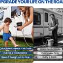RV Exterior Shower Box Kit with Lock, All-Metal Outdoor Faucet with 59" Hose, 360° Swivel Adapter, UV-Resistant & Rust-Free Outside Shower Station for Camper, Travel Trailer, Motorhome, Boat