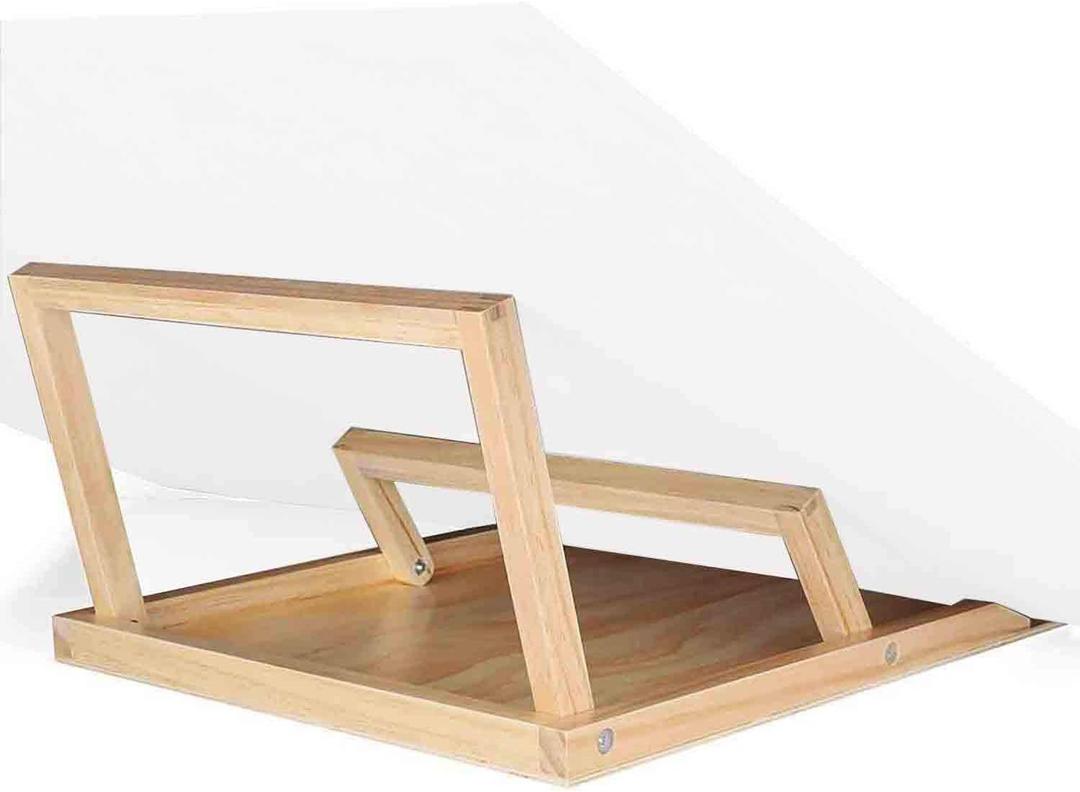LAVIEVERT Jigsaw Puzzle Easel Bracket, Wooden Puzzle Holder Stand with 2 Adjustable Tilt Angles for 1000 / 1500 Pieces Puzzle Board - Comes with No Puzzle Board