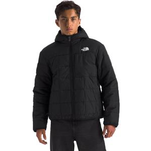 THE NORTH FACE Boys' Reversible Shasta Full Zip Hooded Jacket (X-Large, Tnf Black)