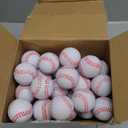 Lewtemi 72 Pieces Baseball Stress Balls 1.6 Inch Mini Foam Baseballs Bulk Party Favors Small Baseball Toys for Teens and Adults Stress Anxiety Relief Sports Theme Party Favors Classroom Rewards