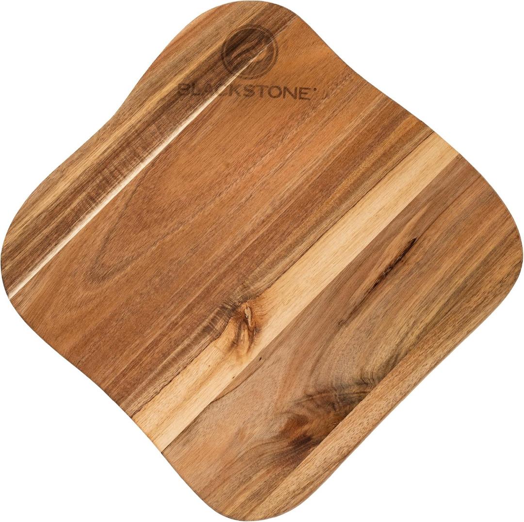 Blackstone 1755 Accessories Premium Quality Grill Board with Legs-Made from Koa Wood-Designed for Top of Griddle or Countertop-Use to Cut and Chop Vegetables or Meat, One Size