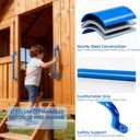 ESPETS 17 Inch 6 Pieces Colorful Safety Handles Metal for Playground Accessories- Swing Set Attachment Grab Handles, Playset Hand Grips, Indoor Monkey Bars for Jungle Gym, Playhouse, Climbing Frame