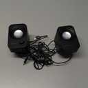 Speaker - 14W Stereo PC Speakers, USB Powered, Compact Size with 30 Tilt Design, Volume Dial Control, for Desktop, Laptop, Monitor, Gaming Consoles, Black