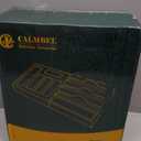 Calmbee 9 IN 1 Storage Bag Organizer for Kitchen Drawer, Bamboo Foil and Plastic Wrap with Cutter, Organizers Compatible Gallon, Quart, Sandwich Snack Size (Natural)