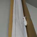 Changshade No Drill Roman Shades Cordless Blinds Blackout for Indoor Windows, Room Darkening Black Out Tension Rod No Hardware No Tools Inside Mount,Shade Size 26 Inch Wide 50 Inch High,Greyish‌ White
