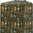 HYPER VENTURE Washable Luggage Cover - Fashion Suitcase Protector Fits 27-30 Inch Luggage (Wilderness Mark, L)