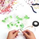 50 Pieces 2.75 Inch Baby Pacifier Baby Shower Plastic Pacifier for Baby Shower Pacifier, Baby Shower Gender Show Party Decoration DIY Birthday Party Gift (Green)