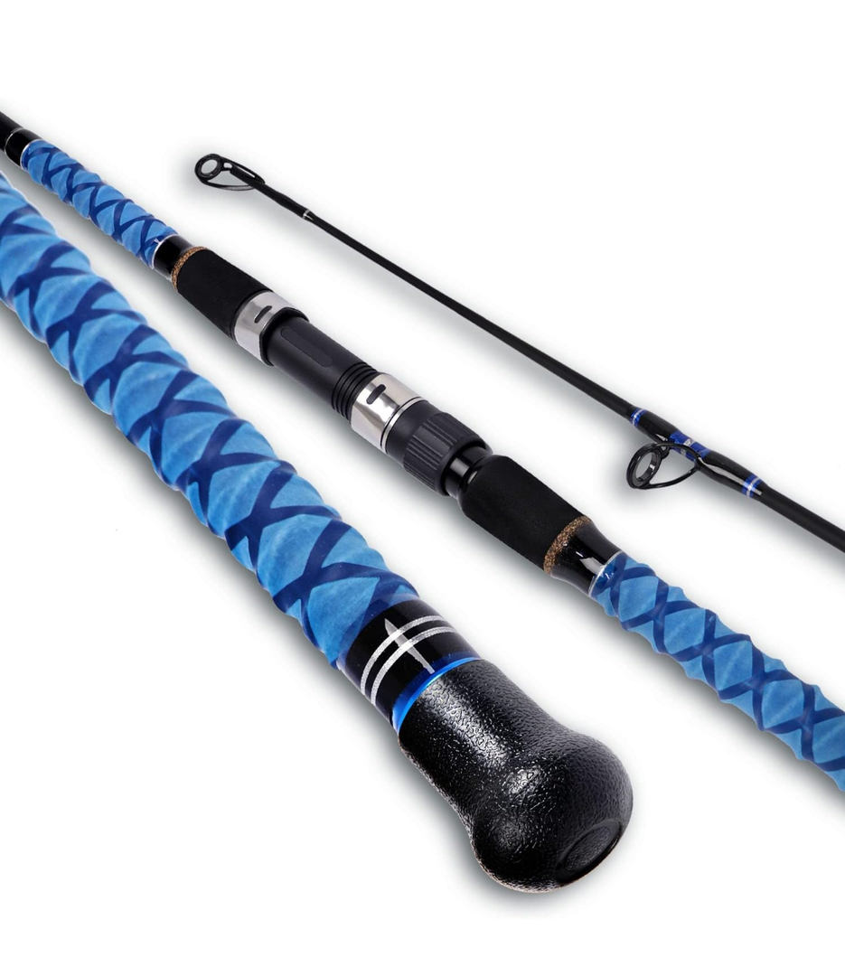 Fiblink Surf Spinning Fishing Rod Carbon Travel Surf Rod 2 Piece/3 Piece/4 Piece Spinning Fishing Rod 9'/10'/11'/12'/15'
