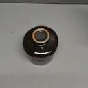 Porcelain Butter Keeper Crock - Ceramic Butter Dish with Water Line for Countertop, Keep Butter Fresh (Greenish Brown)