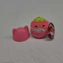 Squishmallow Oficial Kellytoy Food Squad Plush Dessert Collectible Soft Animal (Red/White Scarlet Chocolate Strawberry) 