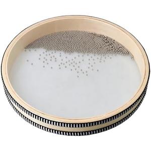 Bstinay Natural Color 10" Wave Bead Ocean Drum Musical Instrument Percussion