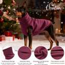 Dog Sweaters Pet Pullover,Turtleneck Doggy Sweatshirt for Extra Large Dogs Thick Warm Dog Clothes Fleece Soft Winter Puppy Hoodies Outfit for Small Medium Large Dogs XS-4XL (Red, M)