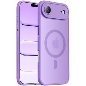 Symcele Designed for iPhone Air Case, Light Purple | Compatible with MagSafe, Camera Protection, [15FT Military Drop Protection]Shockproof Translucent Matte Anti-Slip Case, 6.5"