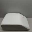 Leg Pillow Elevation Blood Circulation, Leg Wedge for Elevation for Swelling, Leg Elevating Pillow for After Surgery, Memory Foam Foot Knee Pillow for Back Sleeping 23.616.88 Inch White/Grey