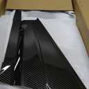 Rear Engine Compartment Trims,Surrounded Engine Accent Cover fit for Chevrolet Chevy Corvette C8 Stingray Coupe 2020-2026,for Z06 E-ray 2023-2026,Engine Bay Side Panels,Carbon Fiber Look