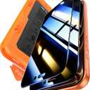 BossKiss for iPhone 17 Pro Max Privacy Screen Protector, TOP 9H Hardness Military Grade Shatterproof HD Tempered Glass, Full Coverage Anti-Scratch Easy Installation Case Friendly 2 Pack