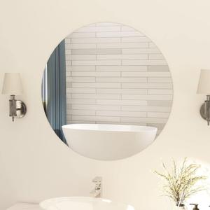 Frameless Mirror Round 31.5" Glass,Mirrors-13.51lbs