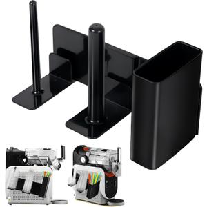 3-in-1 Cup Organizer for Ninja Slushie Machine FS301/FS300, Side-Mounted Holder for Cups, Lids & Straws, Slushie Storage Accessories for Ninja Slushie Machine