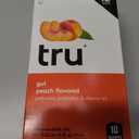 Tru Gut Powder, Prebiotics and Probiotics for Digestive Health, Peach Flavored Gut Health Drink Mix with Vitamin B3, Sweetened with Monk Fruit & Stevia, Caffeine Free, Gluten Free, Vegan, 12 Packets