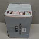 Ourokhome Rotary Cheese Grater Hand Crank, Kitchen Shredder Speed Mandolin Slicer Ice Shaver with Handle and Drum Blades for Cheese, Vegetable, Nuts, Chocolate, Potato, Carrot, 5 Blades, Blue